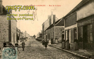 Villiers St Georges (Seine-et-Marne) - Rue de la Gare