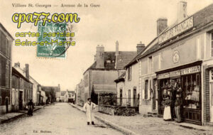 Villiers St Georges (Seine-et-Marne) - Avenue de la Gare