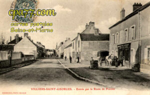Villiers St Georges (Seine-et-Marne) - Entrée par la Route de Provins