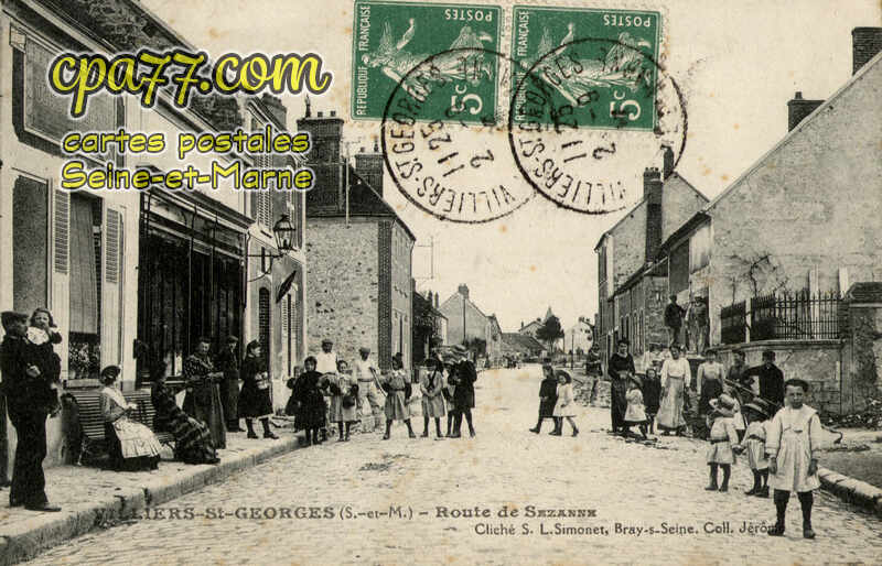 Villiers St Georges (Seine-et-Marne) - Route de Sezanne