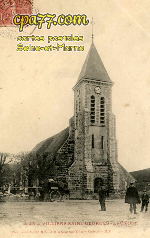 Villiers St Georges (Seine-et-Marne) - Le Clocher