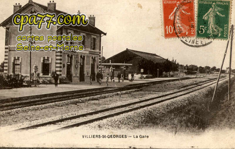 Villiers St Georges (Seine-et-Marne) - La Gare