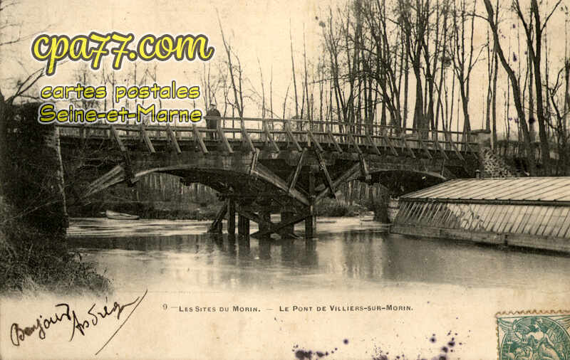 Villiers Sur Morin (Seine-et-Marne) - Le Pont de Villiers-sur-Morin
