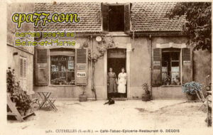 Vimpelles (Seine-et-Marne) - Cutrelles – Café – Tabac – Epicerie – Restaurant O.Degois