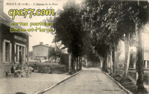 Voulx (Seine-et-Marne) - L&rsquo;Avenue de la Gare