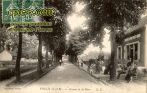 Voulx (Seine-et-Marne) - Avenue de la Gare