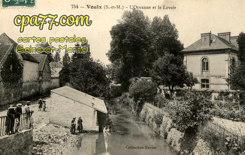 Voulx (Seine-et-Marne) - L&rsquo;Orvanne et le Lavoir