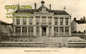 Vulaines Sur Seine (Seine-et-Marne) - La Mairie et l&rsquo;Ecole