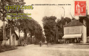 Yèbles (Seine-et-Marne) - Avenue de la Gare